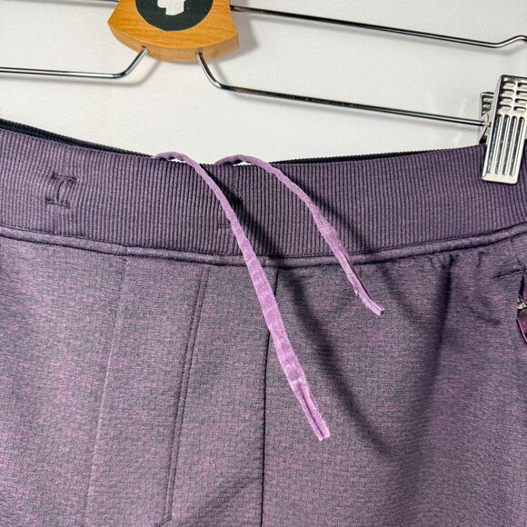 Lululemon Textured Tech Short Purple 6” L - Picture 7 of 9